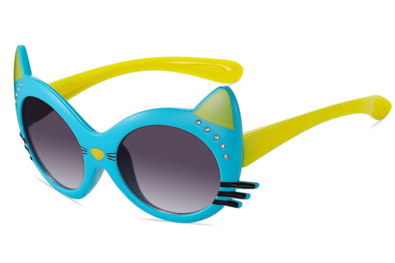 K039RGR - Kids Cute Cat Rhinestone Sunglasses for Girls - Image 7