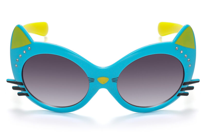 K039RGR - Kids Cute Cat Rhinestone Sunglasses for Girls - Image 8