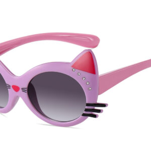 K039RGR - Kids Cute Cat Rhinestone Sunglasses for Girls - Image 9