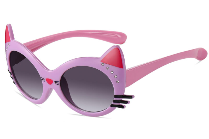 K039RGR - Kids Cute Cat Rhinestone Sunglasses for Girls - Image 9