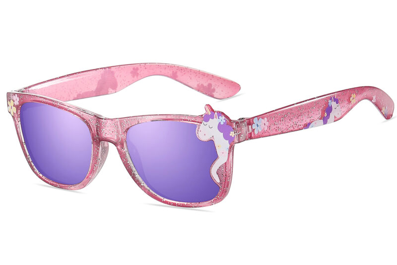 K041RV - Kids Unicorn Sunglasses for Girls - Image 5