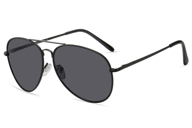 P215BSD - Large Aviator Sunglasses w/ Smoke lens