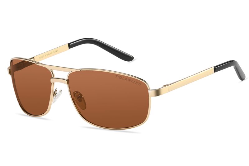 P306P - Men's Squared Aviator Polarized Sunglasses