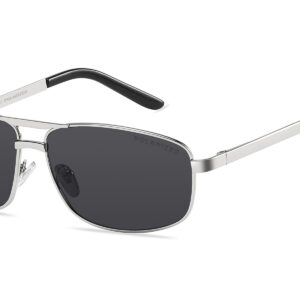 P306P - Men's Squared Aviator Polarized Sunglasses - Image 3