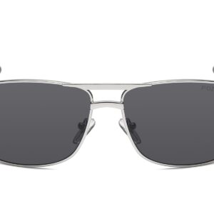 P306P - Men's Squared Aviator Polarized Sunglasses - Image 4