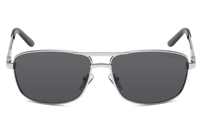 P306P - Men's Squared Aviator Polarized Sunglasses - Image 4