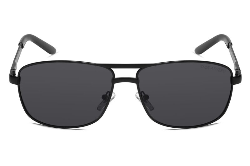 P306P - Men's Squared Aviator Polarized Sunglasses - Image 8