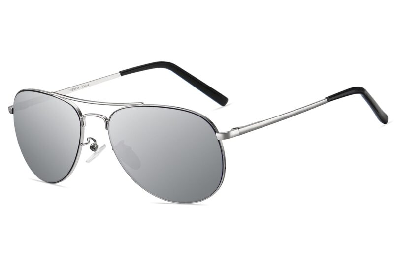 P331M - Slim Framed Aviator Sunglasses