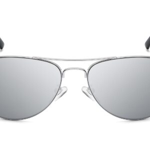 P331M - Slim Framed Aviator Sunglasses - Image 2