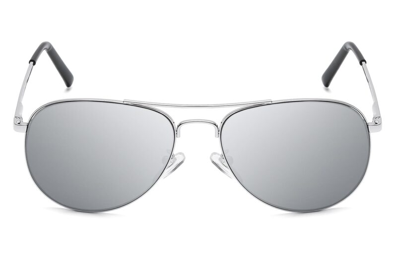 P331M - Slim Framed Aviator Sunglasses - Image 2