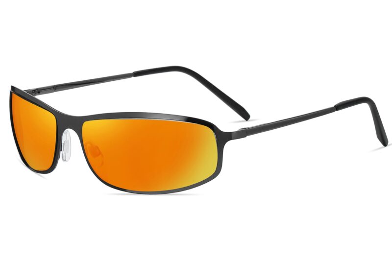 P339RV - Men's Slim Framed Metal Sunglasses - Image 3