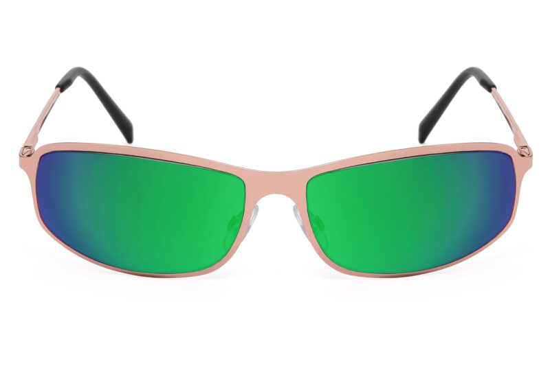P339RV - Men's Slim Framed Metal Sunglasses - Image 6