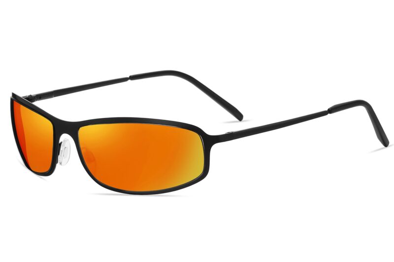 P339RV - Men's Slim Framed Metal Sunglasses - Image 7