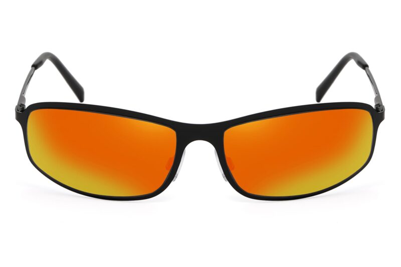 P339RV - Men's Slim Framed Metal Sunglasses - Image 8