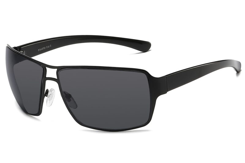 P344FM - Men's Large Metal Sunglasses