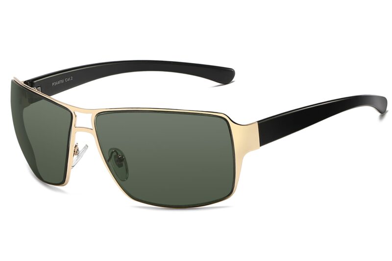 P344FM - Men's Large Metal Sunglasses - Image 7