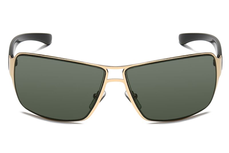 P344FM - Men's Large Metal Sunglasses - Image 8