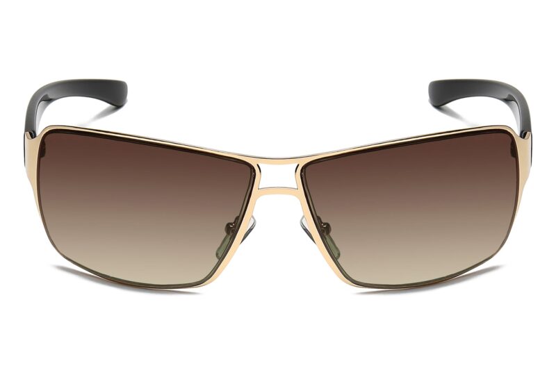 P344FM - Men's Large Metal Sunglasses - Image 10