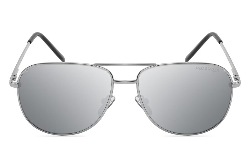 P398PM - Large Polarized Aviator Sunglasses - Image 2