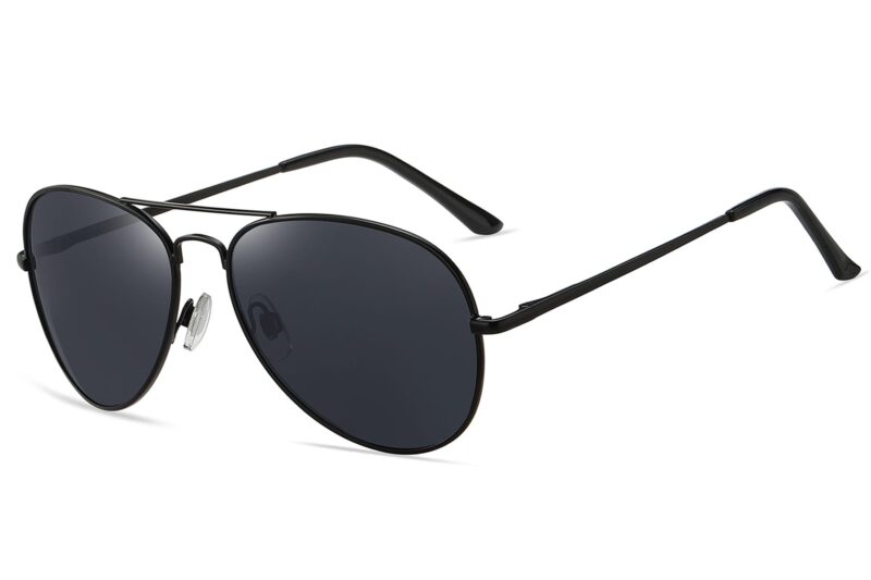 P450BSD - Aviator Sunglasses w/ Smoke Lens