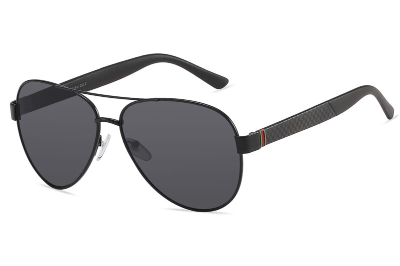 P465FM - Aviator Sunglasses w/ Carbon Fiber Print - Image 3
