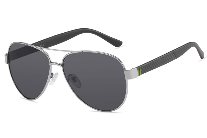 P465FM - Aviator Sunglasses w/ Carbon Fiber Print - Image 5
