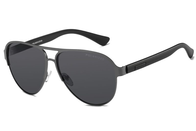 P472P - Polarized Aviator Sunglasses - Image 3