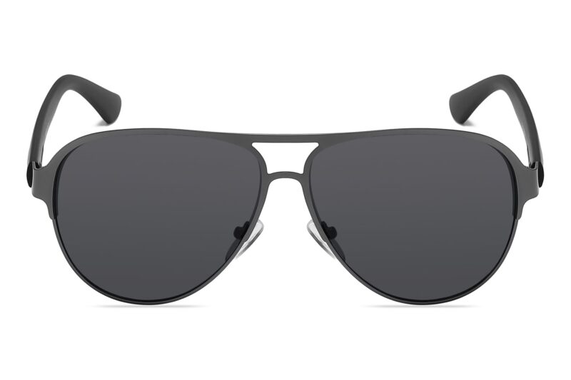 P472SD - Aviator Sunglasses w/ Smoke Lens - Image 6