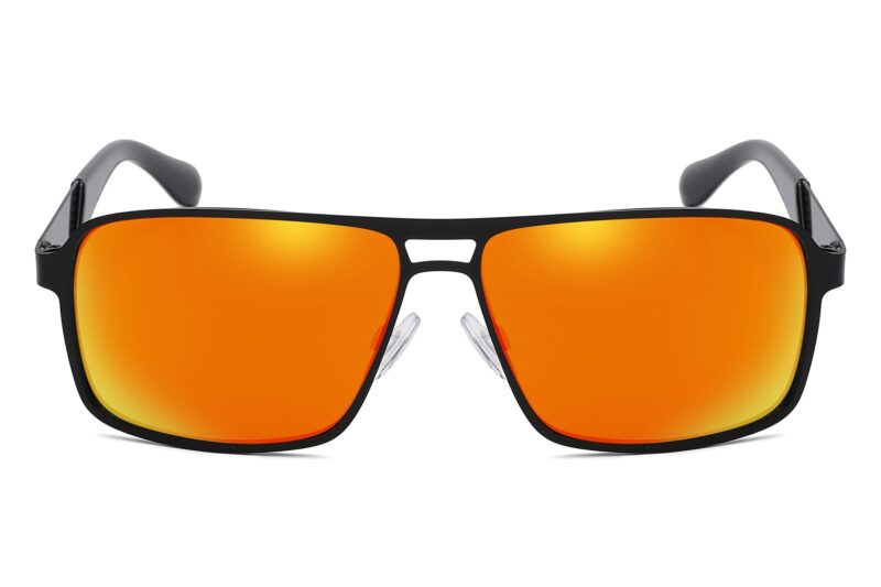 P479RV - Men's Slim Framed Metal Sunglasses - Image 4