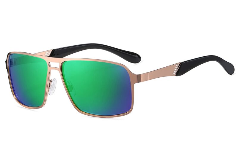P479RV - Men's Slim Framed Metal Sunglasses - Image 9