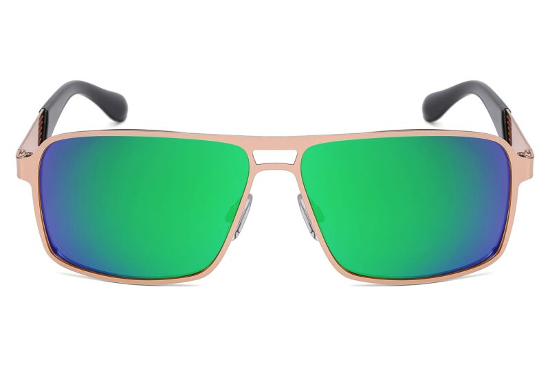 P479RV - Men's Slim Framed Metal Sunglasses - Image 10