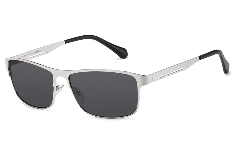 P481PRV - Men's Slim Framed Metal Polarized Sunglasses - Image 19