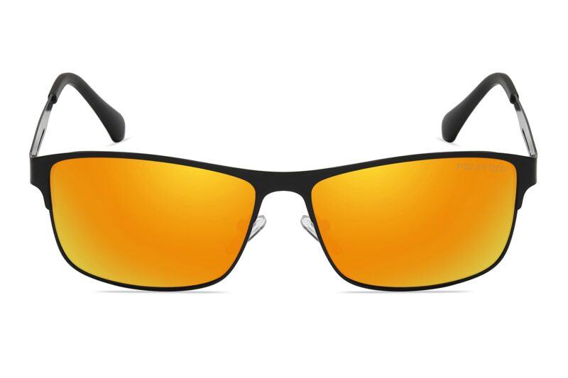 P481PRV - Men's Slim Framed Metal Polarized Sunglasses - Image 2