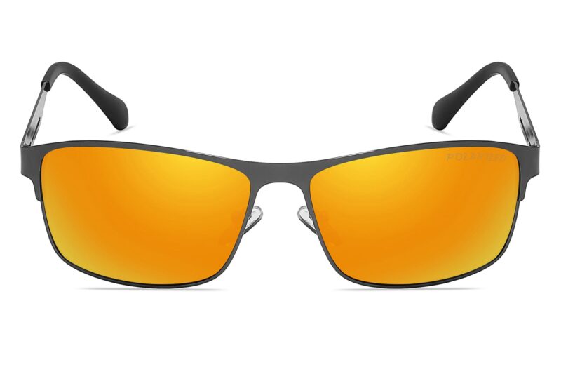 P481PRV - Men's Slim Framed Metal Polarized Sunglasses - Image 4