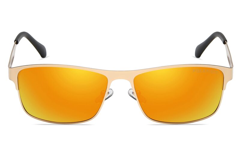 P481PRV - Men's Slim Framed Metal Polarized Sunglasses - Image 6