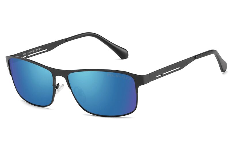 P481PRV - Men's Slim Framed Metal Polarized Sunglasses - Image 11