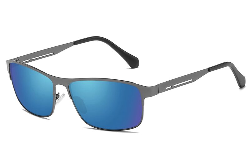 P481RV - Men's Slim Framed Metal Sunglasses