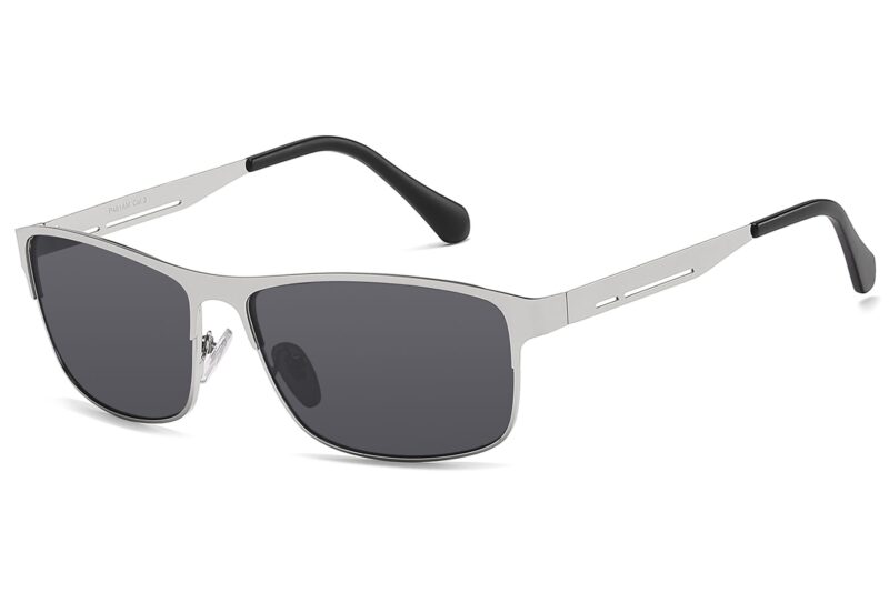 P481RV - Men's Slim Framed Metal Sunglasses - Image 19