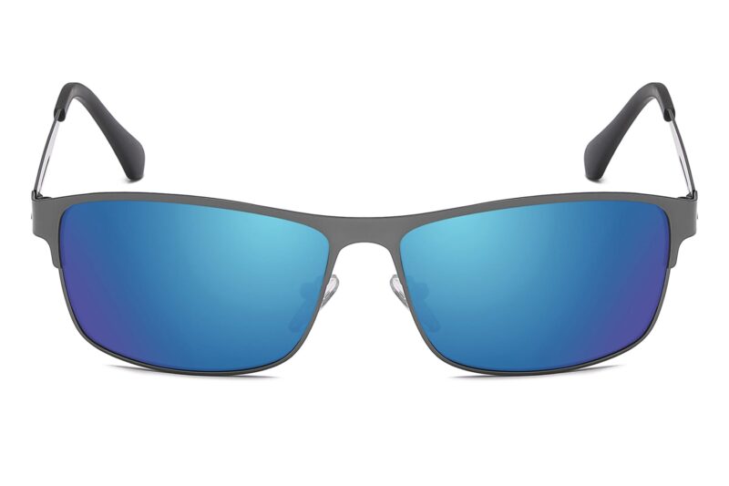 P481RV - Men's Slim Framed Metal Sunglasses - Image 2
