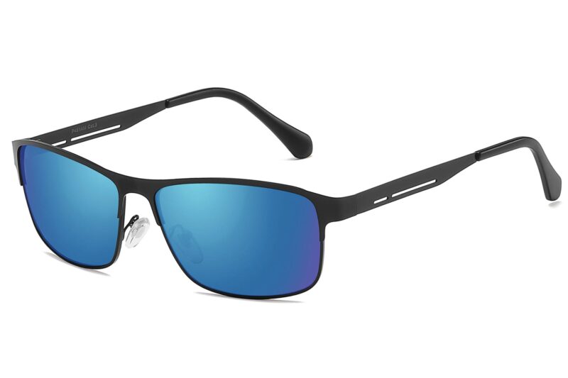 P481RV - Men's Slim Framed Metal Sunglasses - Image 5