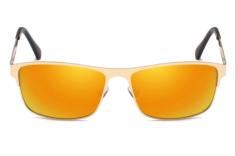 P481RV - Men's Slim Framed Metal Sunglasses - Image 10