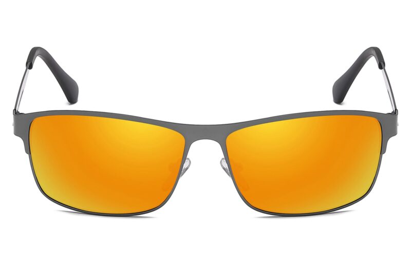 P481RV - Men's Slim Framed Metal Sunglasses - Image 12