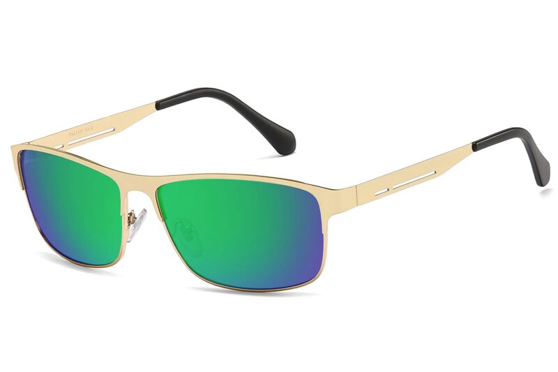 P481RV - Men's Slim Framed Metal Sunglasses - Image 13