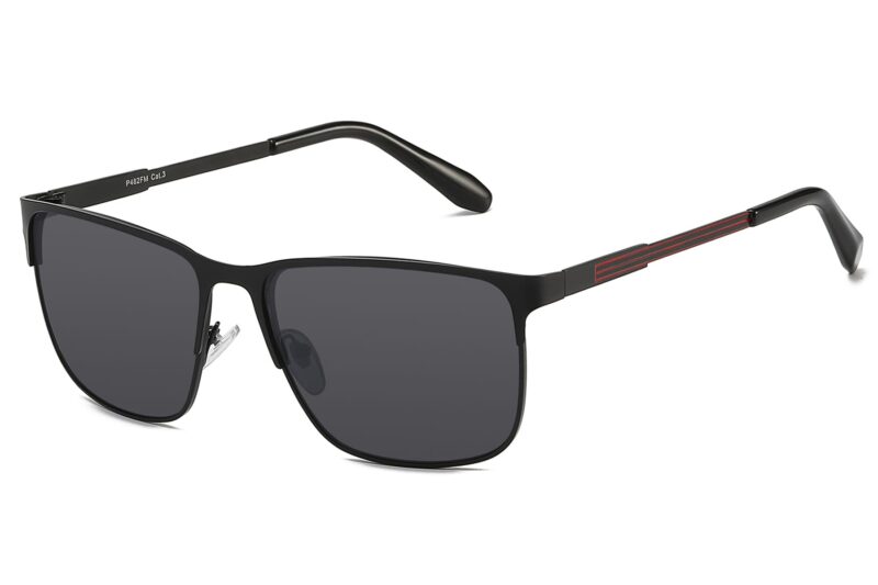 P482FM - Men's Metal Frame Sunglasses - Image 3