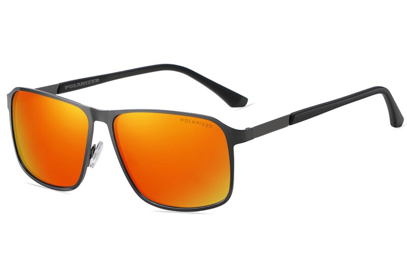 P484PRV - Men's Metal Frame Polarized Sunglasses