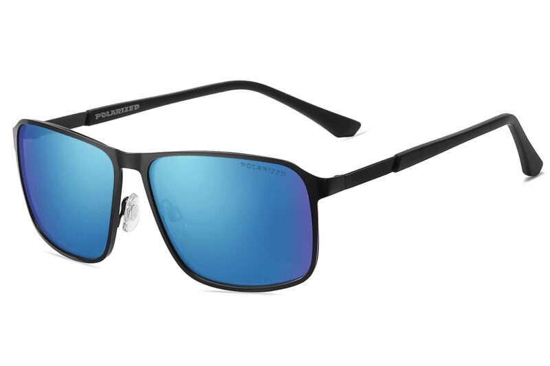 P484PRV - Men's Metal Frame Polarized Sunglasses - Image 3