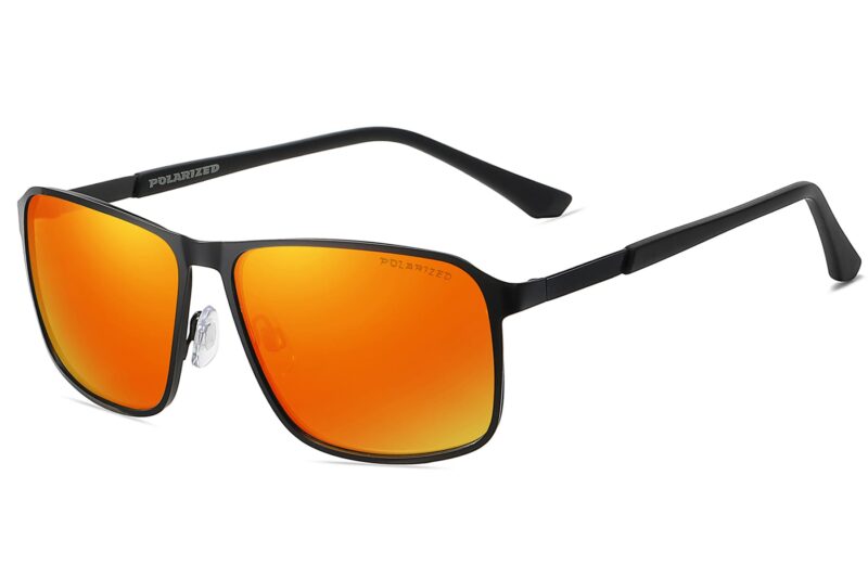 P484PRV - Men's Metal Frame Polarized Sunglasses - Image 5