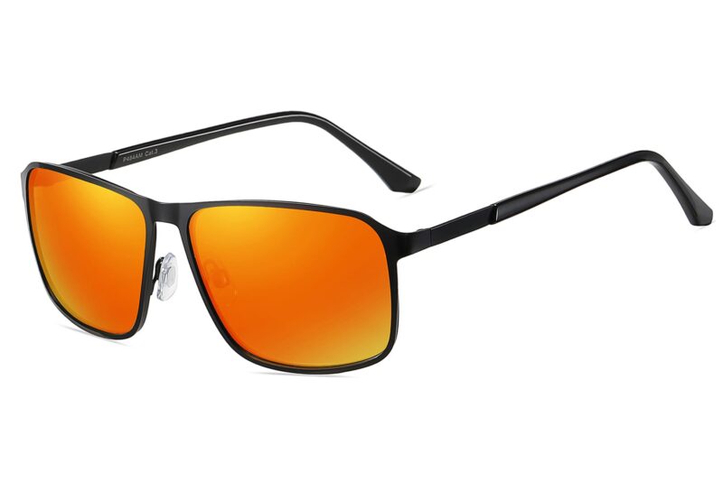 P484RV - Men's Metal Frame Sunglasses - Image 3