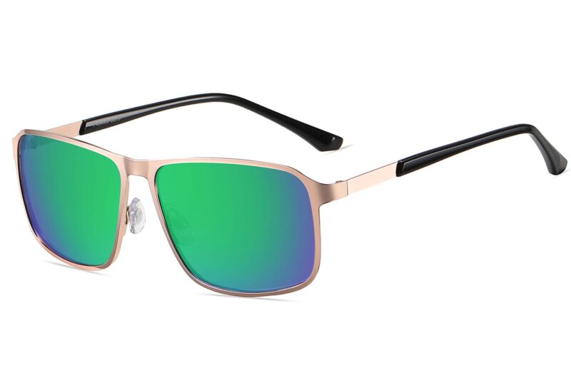 P484RV - Men's Metal Frame Sunglasses - Image 5