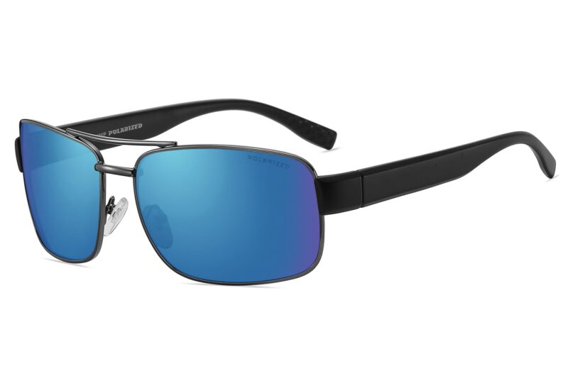 P486PRV - Men's Metal Frame Polarized Sunglasses - Image 3